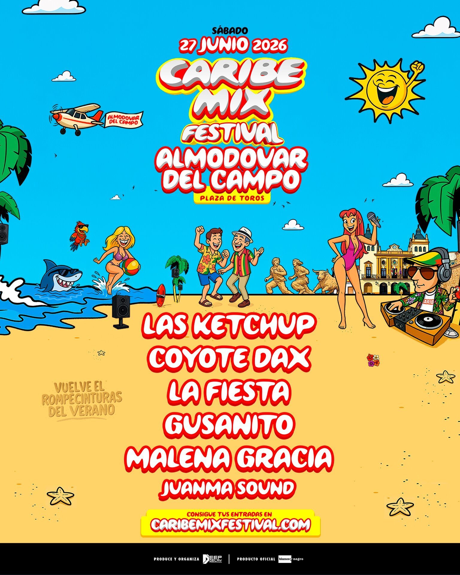 Cartel Caribe Mix Festival · Almodóvar del Campo